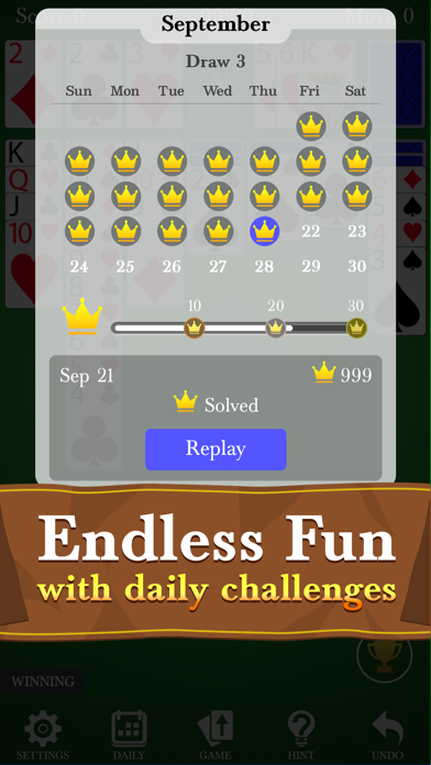 Solitaire Klondike Deluxe screenshot 4