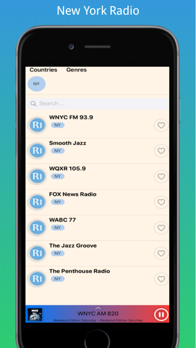 How to cancel & delete New York Radios - Top Stations Music Player FM AM from iphone & ipad 1