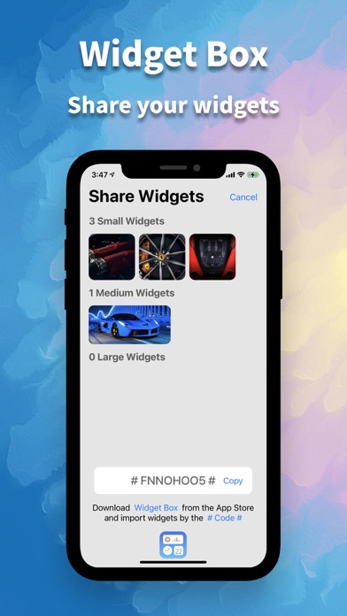 Widget Box: Share Widgets Apps screenshot 3