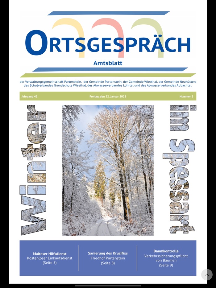 Ortsgespräch - VG Partenstein