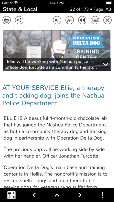 Screenshot #2 pour New Hampshire Union Leader