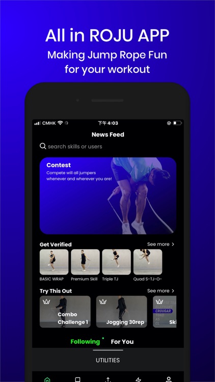 ROJU : Jump rope & Fitness app