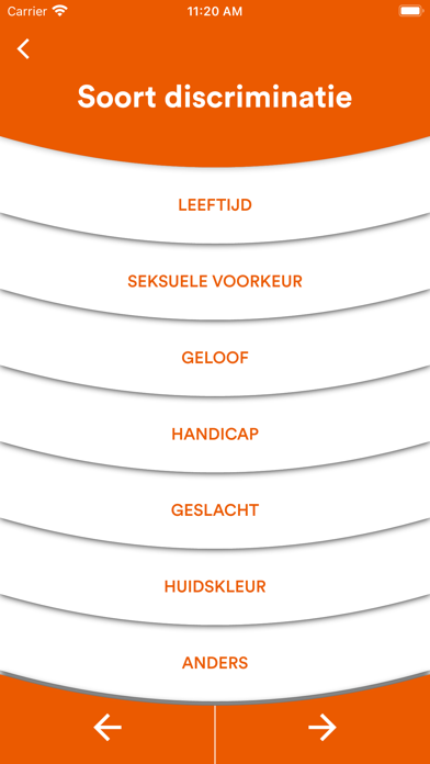 Discriminatie Melder screenshot 4