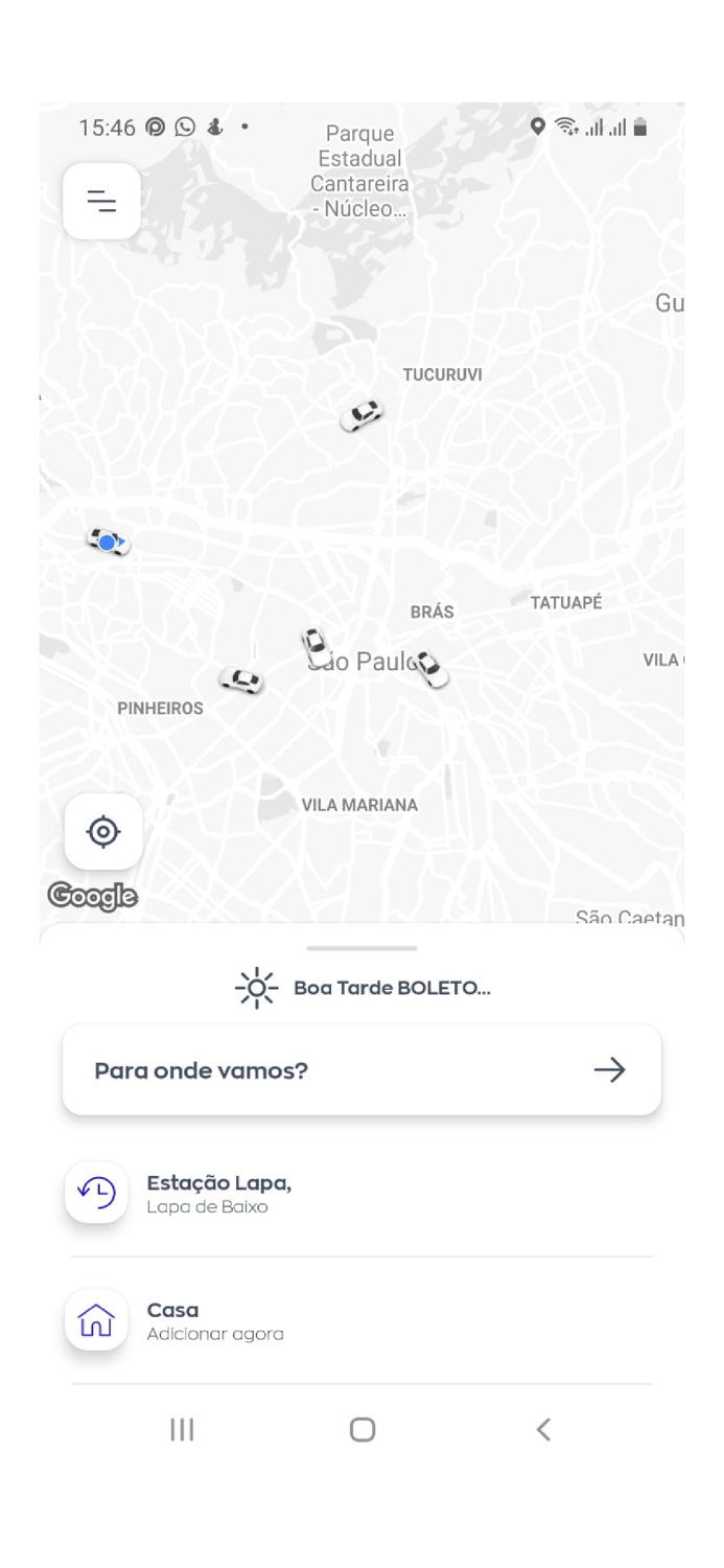 Central Taxi - Passageiro