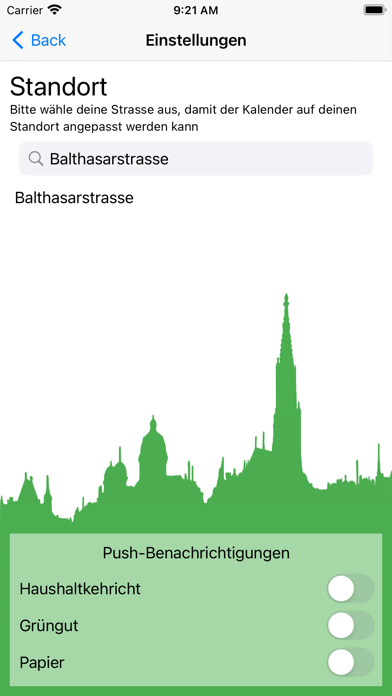 Abfallkalender Bern screenshot 3