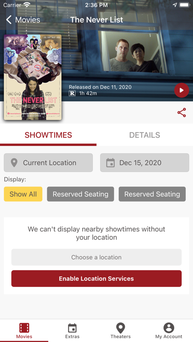 How to cancel & delete Goodrich Quality Theaters from iphone & ipad 3