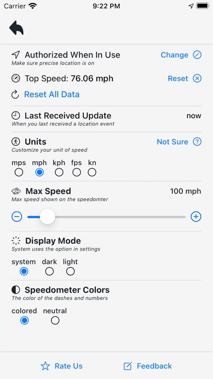Speedometer - Real Time