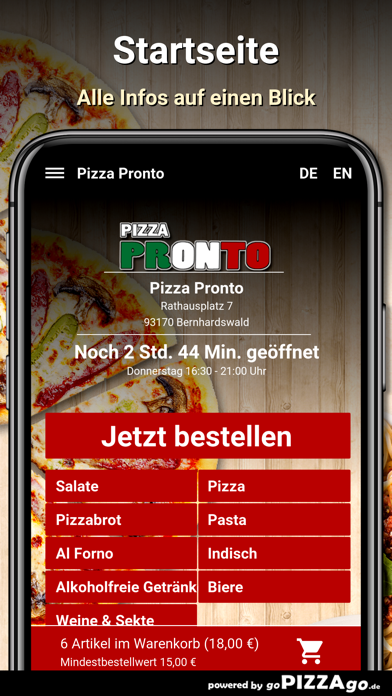 Pizza Pronto Bernhardswald screenshot 2