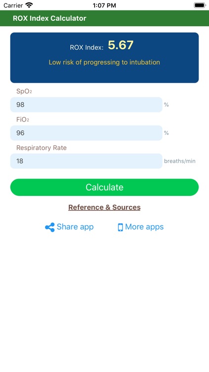 ROX Index Calculator