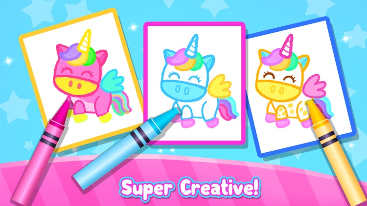 Rainbow Glitter Drawing Book screenshot-4