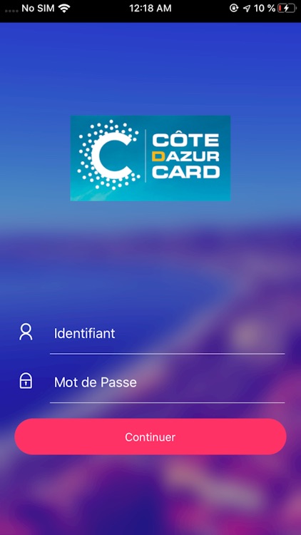 Contrôle Côte D'Azur Card