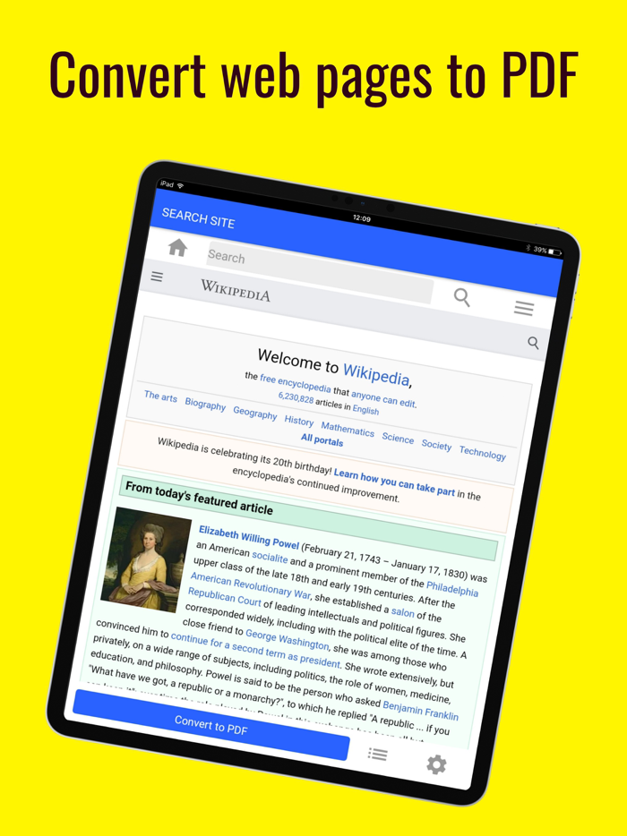 Web to PDF Converter