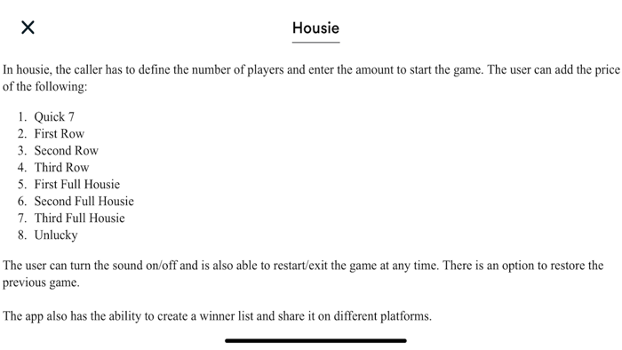 Housie - Indian Bingo