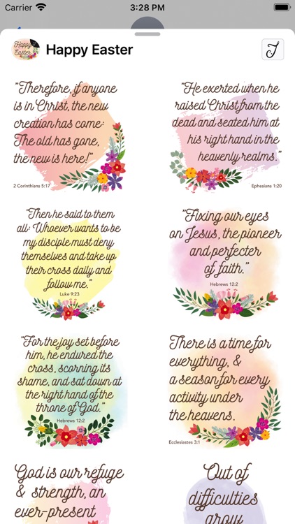 Easter Greetings, Bible Verses screenshot-3