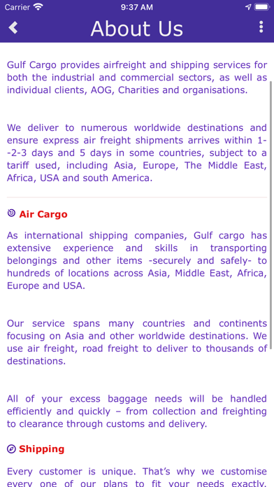 How to cancel & delete Gulf Cargo from iphone & ipad 2