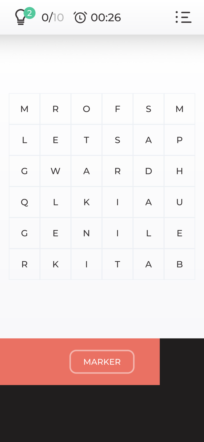 Word Search Challenges