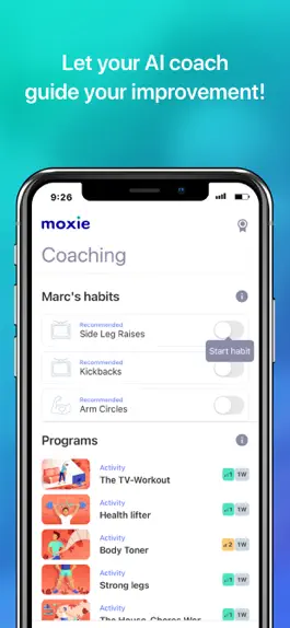 Game screenshot Moxie - Wellbeing Companion hack