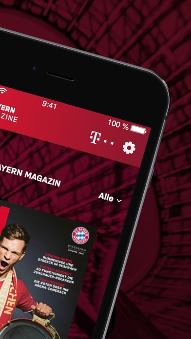 FC Bayern eMagazine App screenshot 2