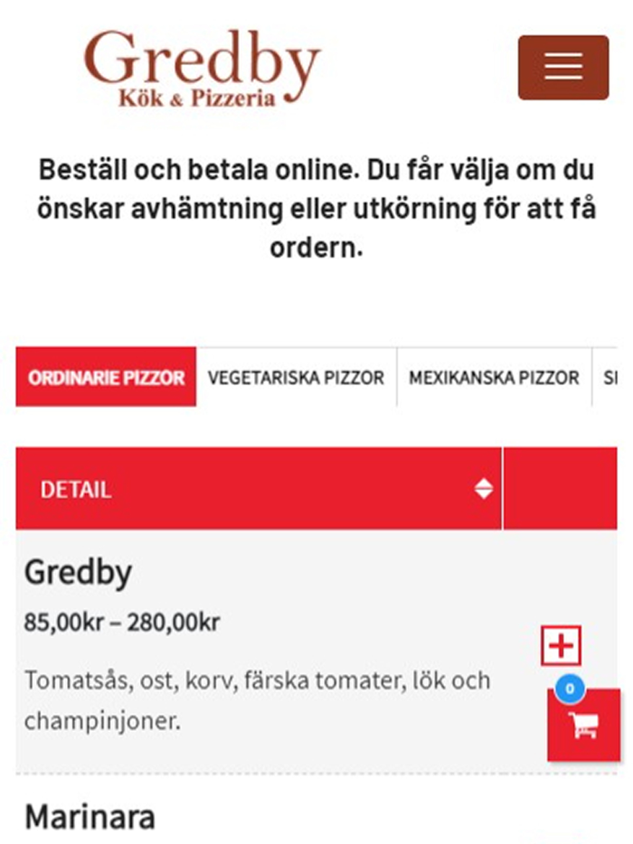 Gredby Kök Pizza