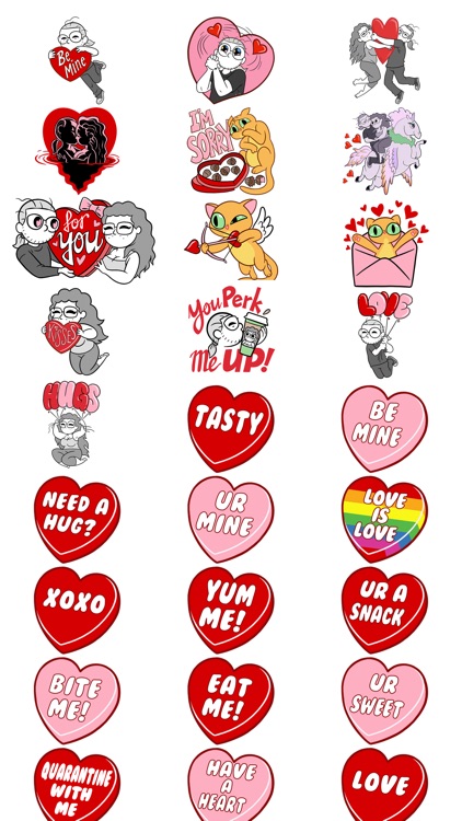 Background Noise Luv Stickers