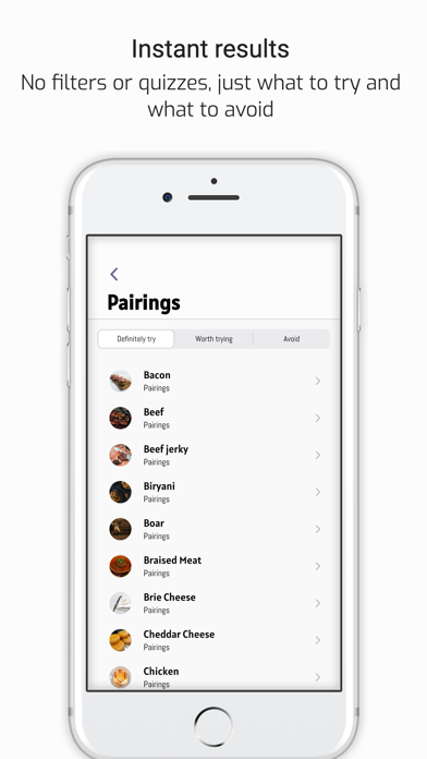 Grape Base: Wine Pairings screenshot 3