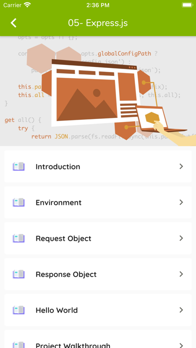 Learn Node.js Development PRO screenshot 4