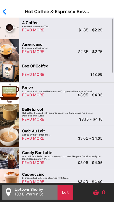 LilyBean Coffee screenshot 4