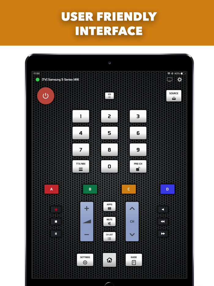 TV Remote for Samsung Smart TV