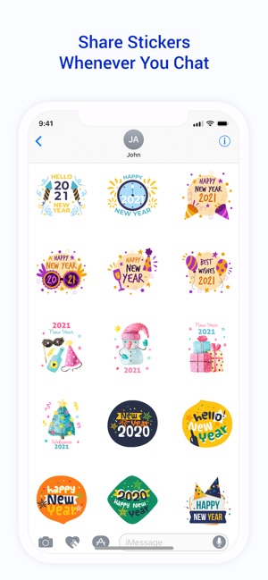 2021 - Happy New Year Sticker截图