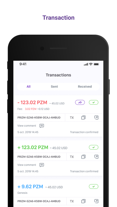 ROY Prizm Wallet screenshot 4