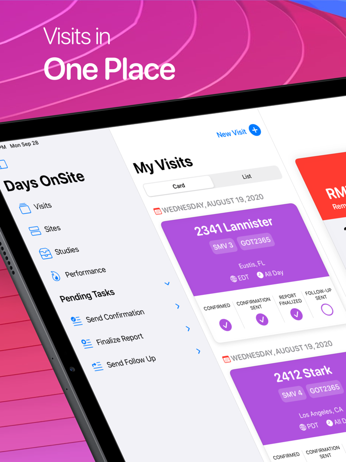 Days OnSite - CRA Tracker