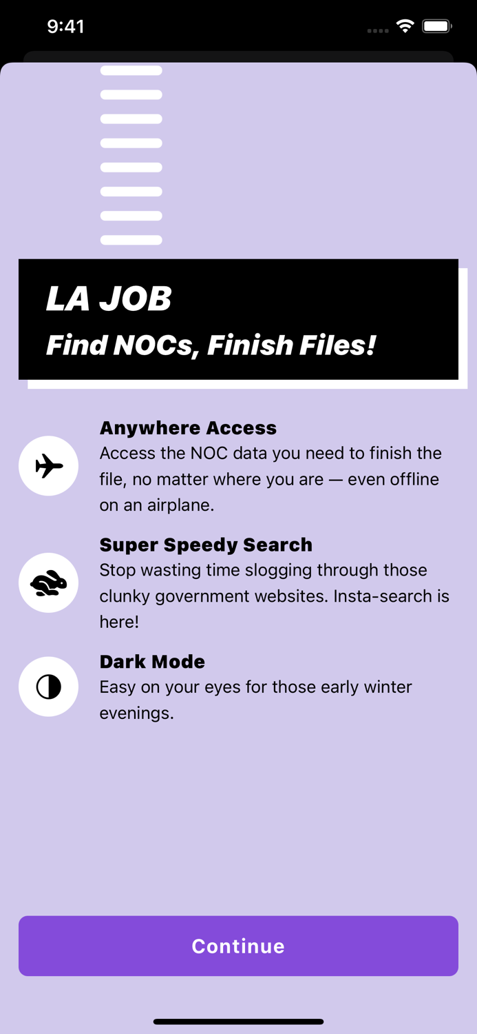 La Job Find NOC Search