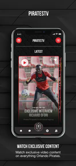 Game screenshot Orlando Pirates Official App apk