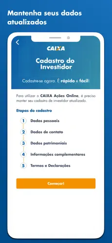 Screenshot 5 CAIXA Ações Online iphone