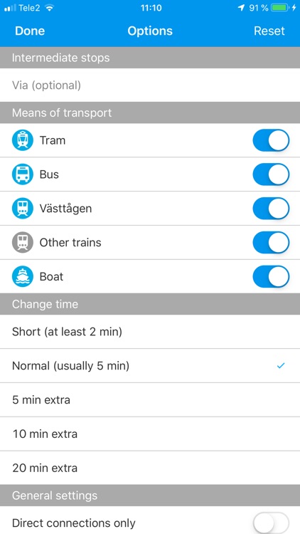 Västtrafik: Travel planner