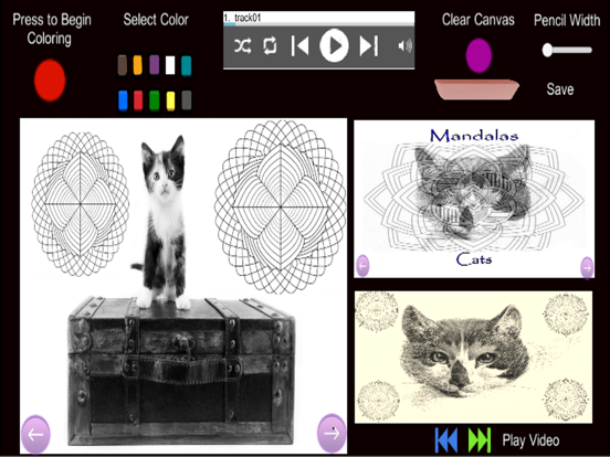 Mandalas - Cats screenshot 2