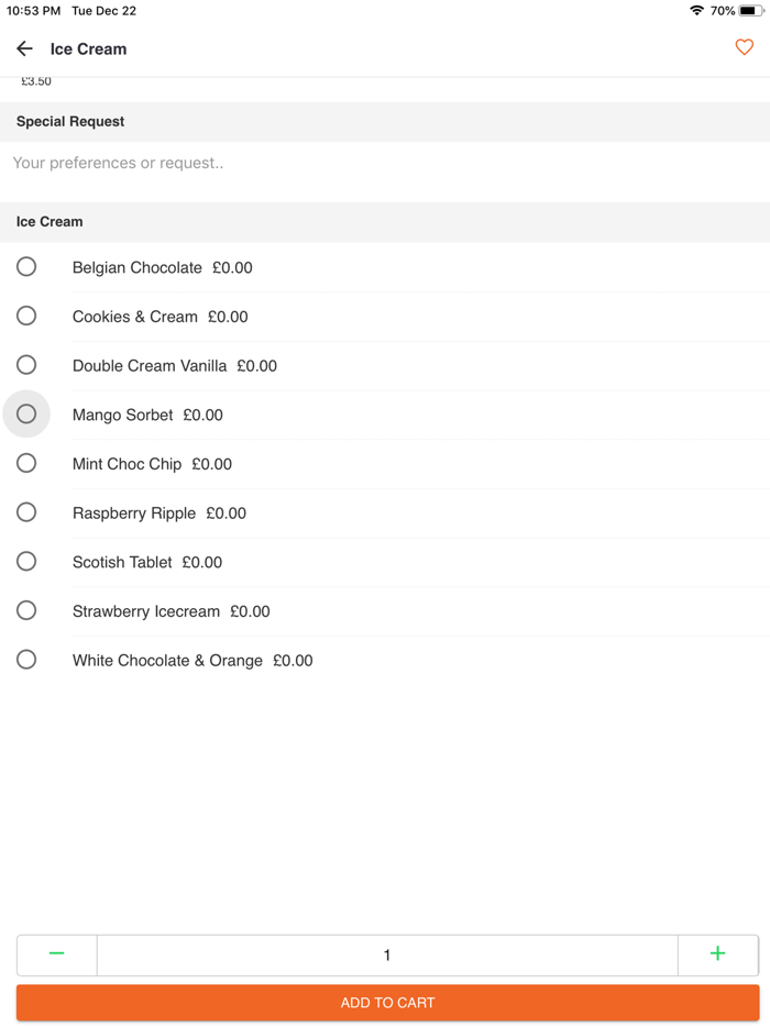 Sizzling Flavours App