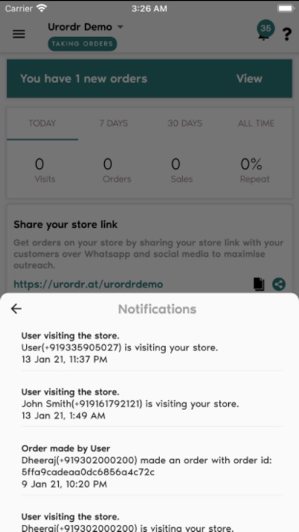 Urordr: WhatsApp Shop & Orders