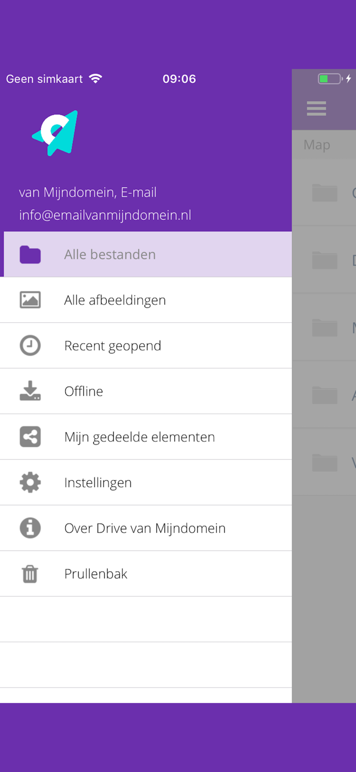 Drive van Mijndomein