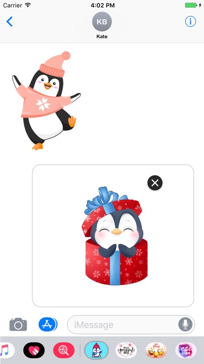 Penguin Stickers for iMessage