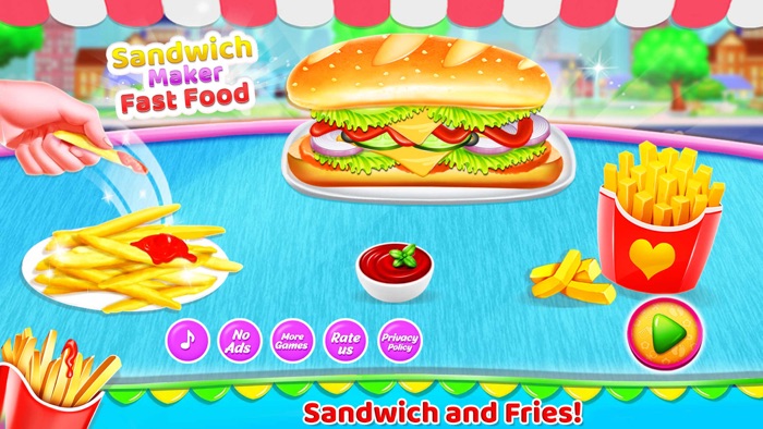 三明治 制作者 烹饪 店