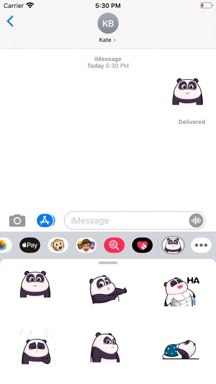 Friendly Panda Animated Emoji