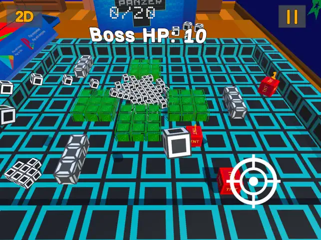 Battle Bricks Panzer City, game for IOS