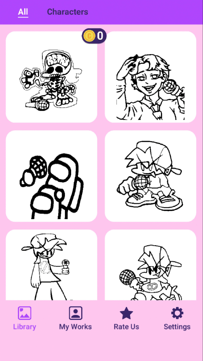 FNF Coloring Arrow Game