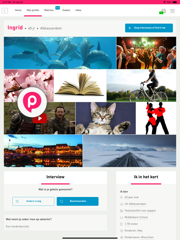 Pepper. Dating en liefde.