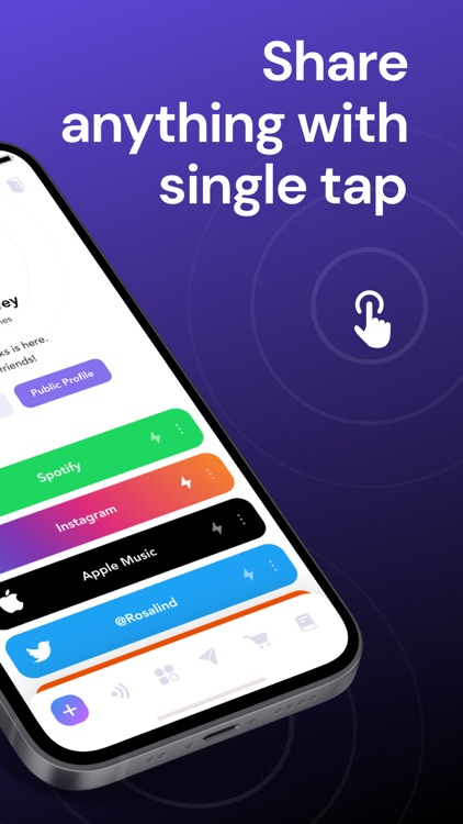 Frisbee - Connect with one tap