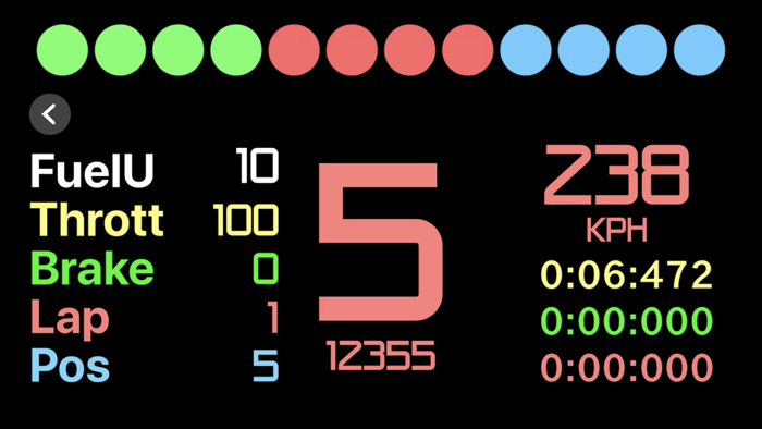 Sim Racing Dash for F1 2019