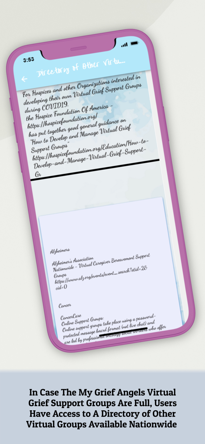 Virtual Grief Support