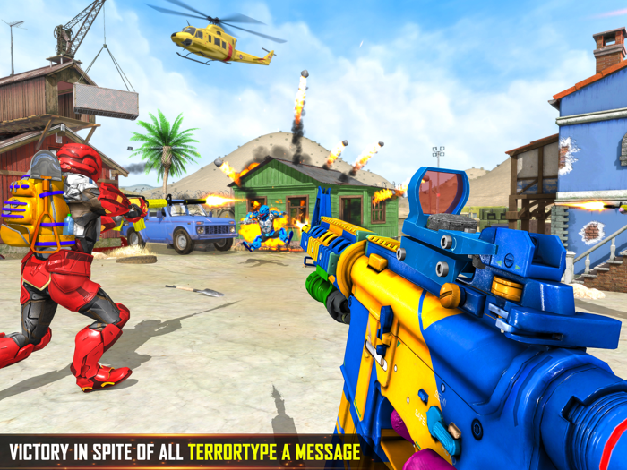 Mech War Robot Shooting Games