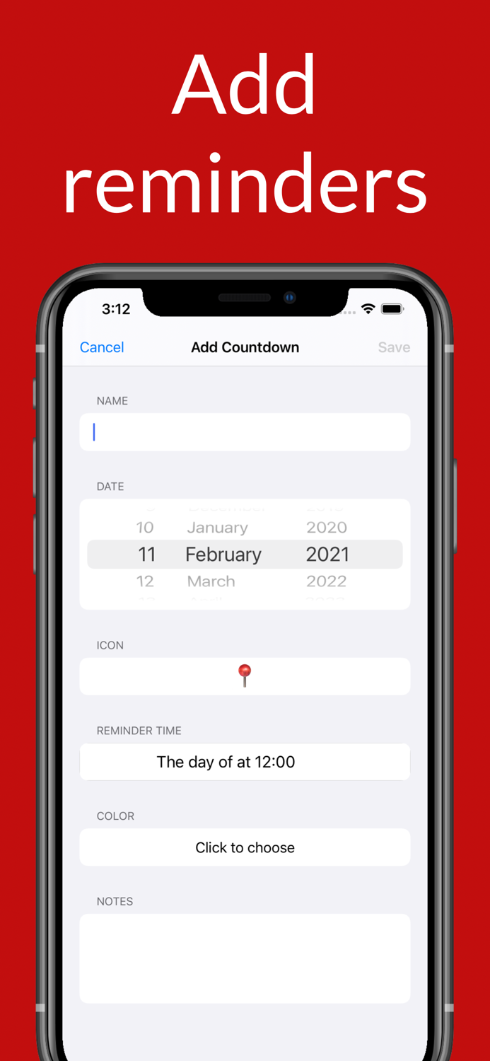 Countdown Day  event counter